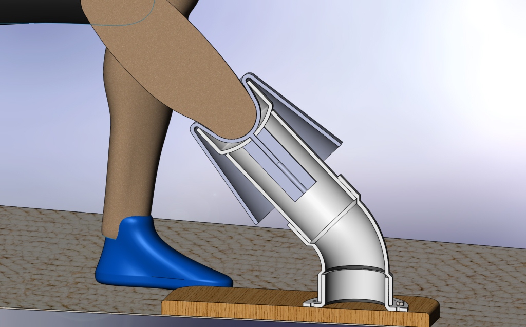 Prostetic Leg Sleeve Bolt Alignment Device