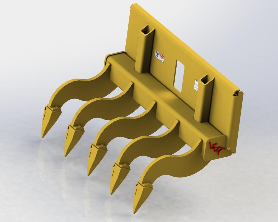 Skid Steer Loader Rake