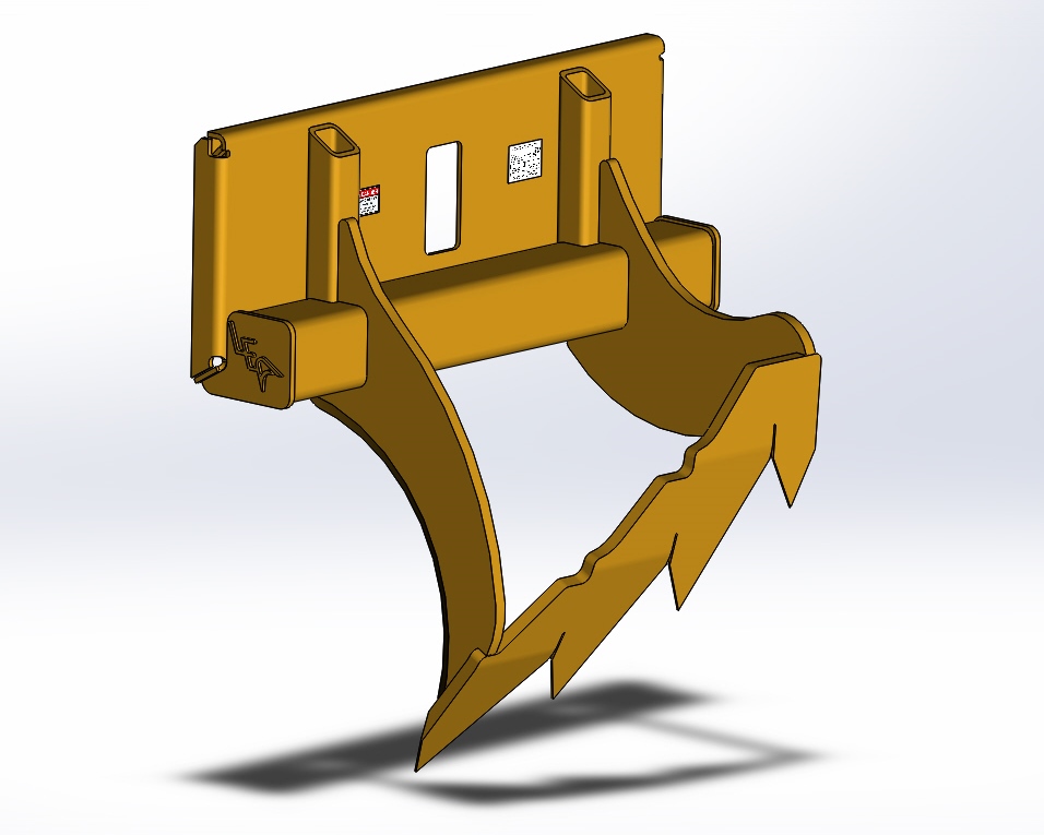 Skid Steer Stumpiranha Stump Remover