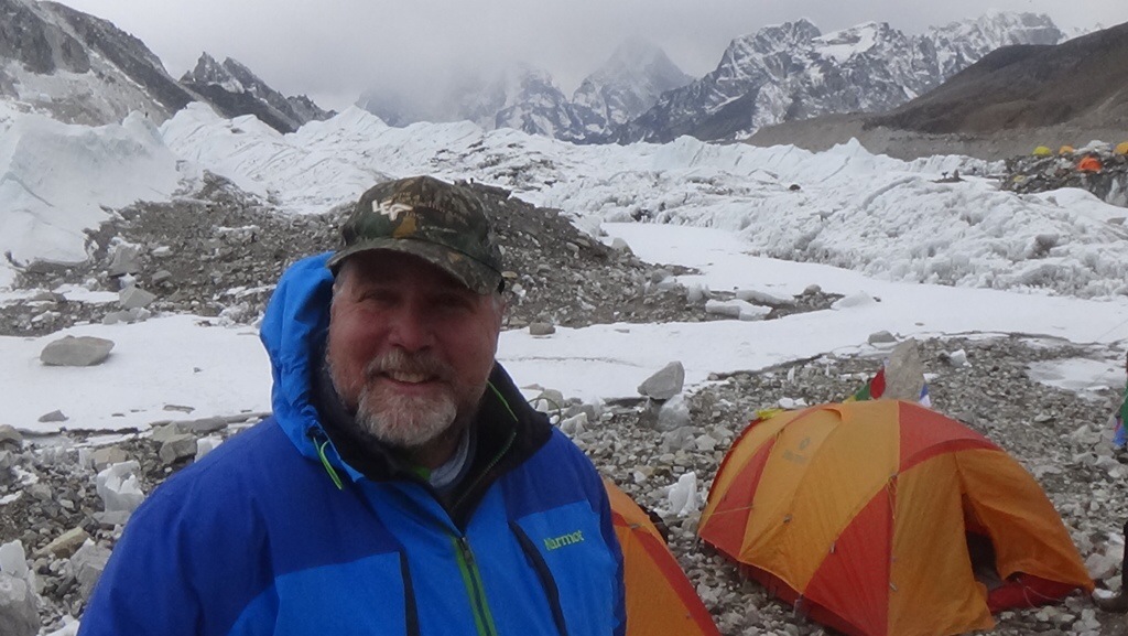 Mike Carney at Mount Everest